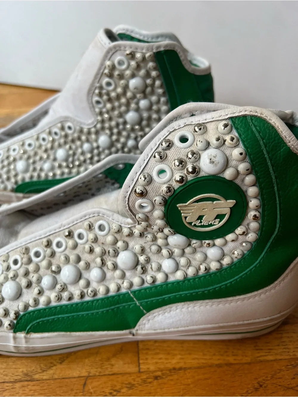 Custom-studded PF Flyers sneakers